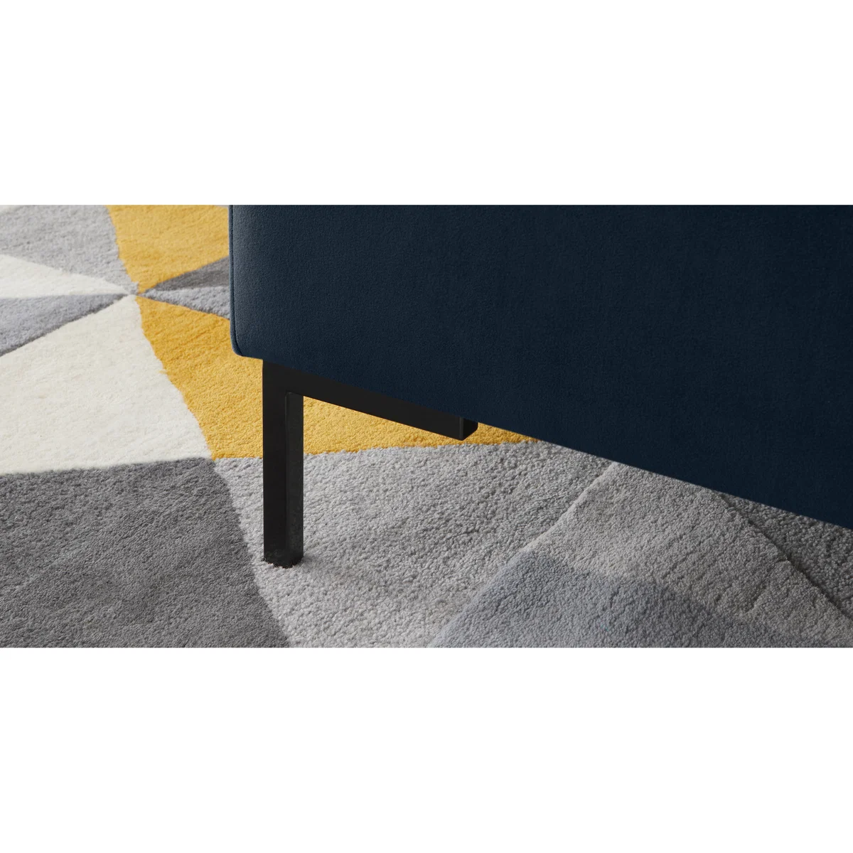Frederik 3 Seater Sofa, Sapphire Blue Velvet – image 4