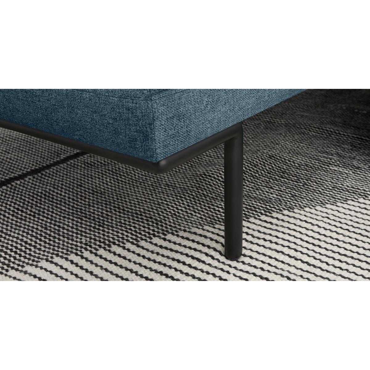 Harlow Left Hand Facing Chaise End Corner Sofa, Orleans Blue – image 4