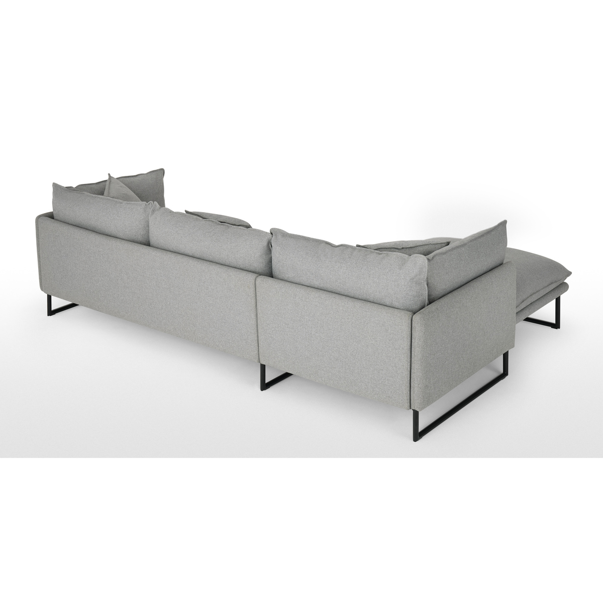 Malini Left Hand Facing Chaise End Corner Sofa, Mountain Grey – image 4