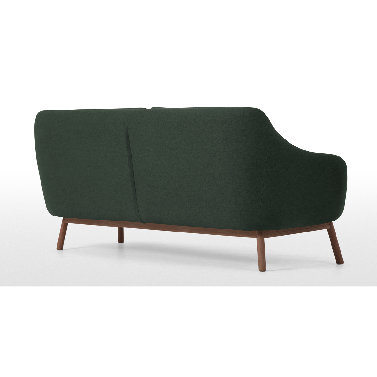 Oslo 3 Seater Sofa, Woodland Green with Dark Stained Legs – image 5