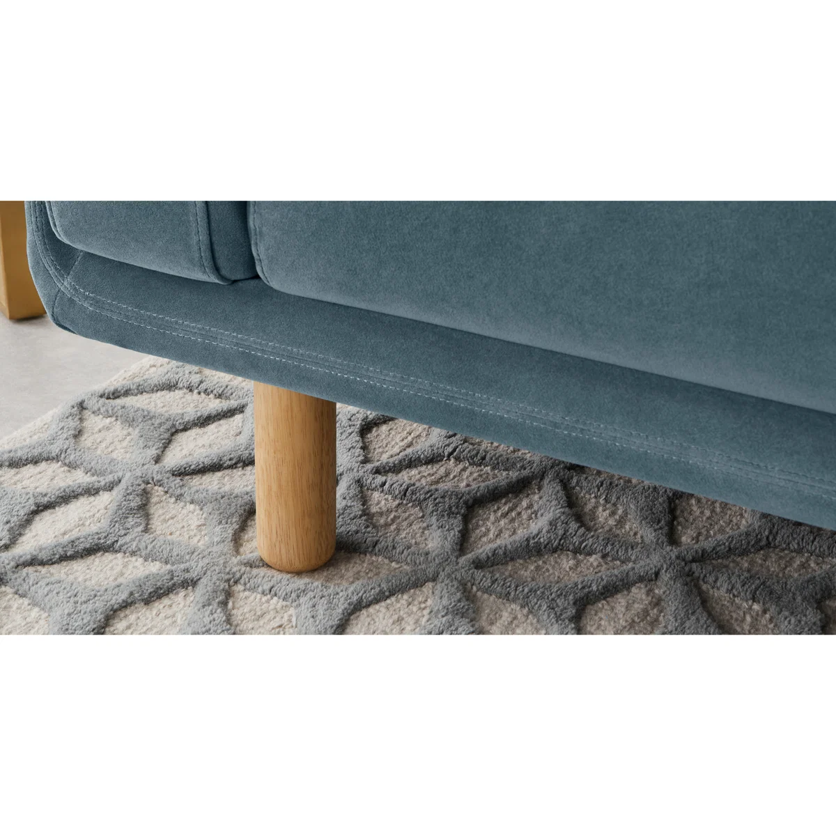 Karson 3 Seater Sofa, Marine Green Velvet – image 6