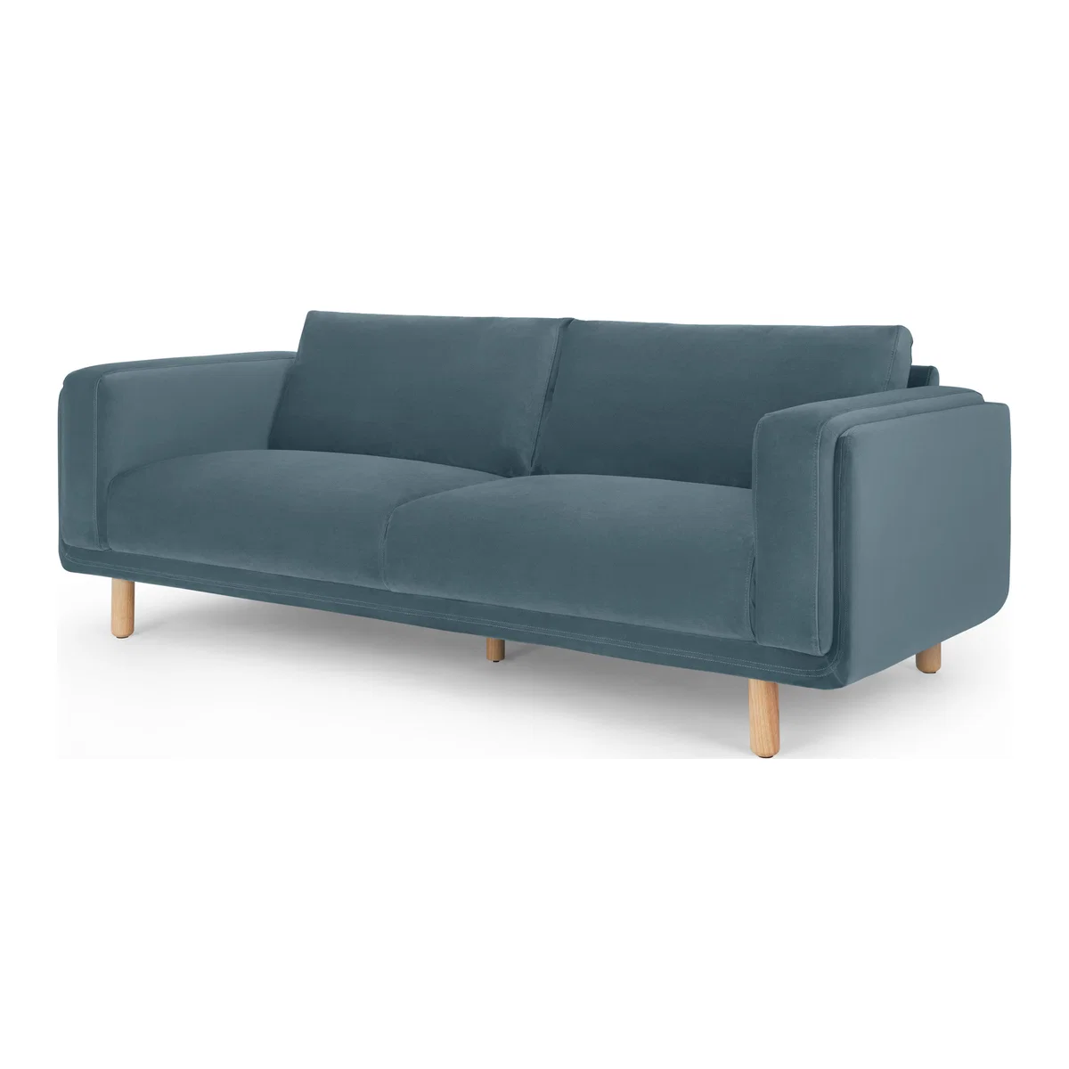 Karson 3 Seater Sofa, Marine Green Velvet – image 1