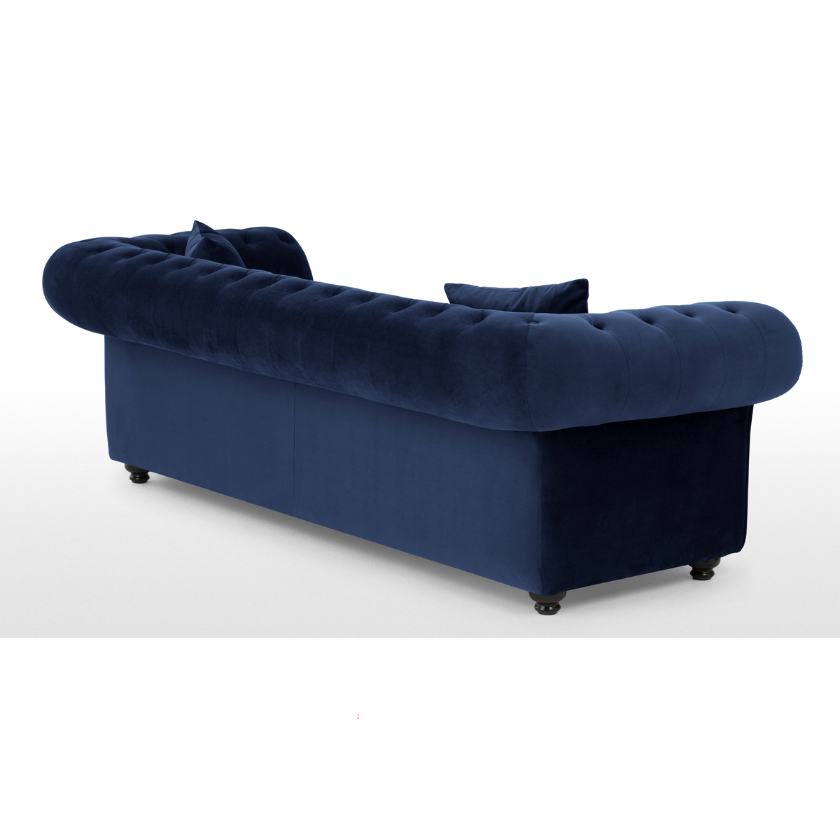 Branagh 3 Seater Chesterfield Sofa, Electric Blue Velvet – image 5