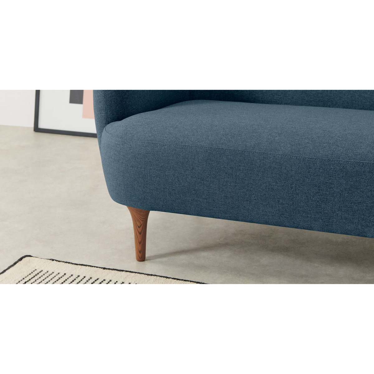 Lupo 3 Seater Sofa, Orleans Blue – image 6