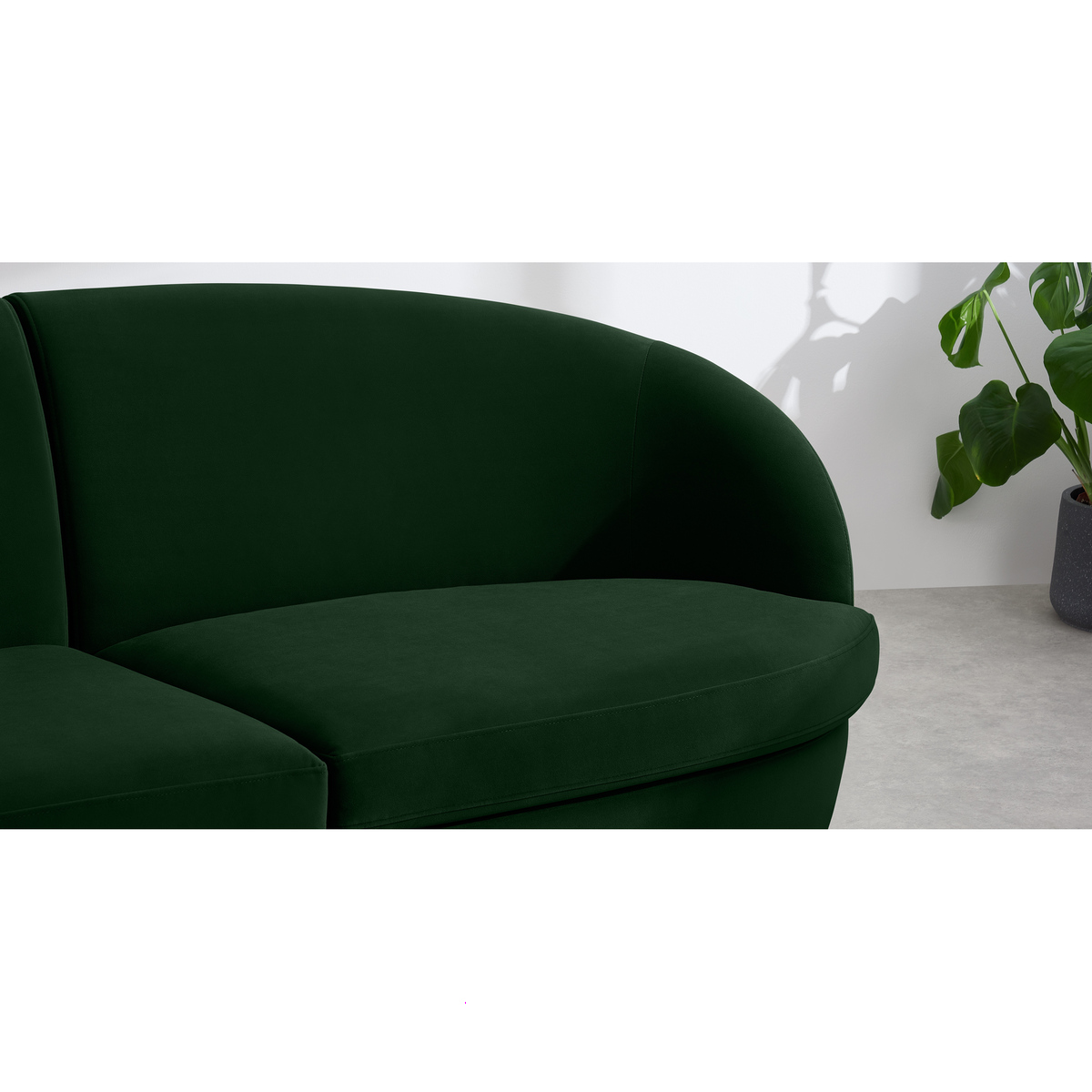 Reisa 2 Seater Sofa, Pine Green Velvet – image 6