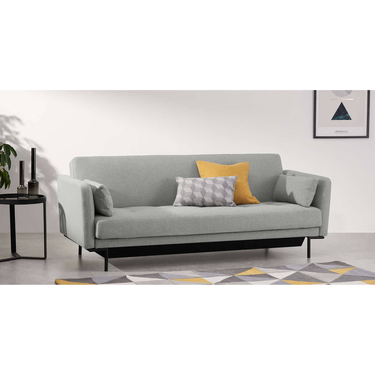 Harlow Sofa Bed with Storage, Mountain Grey – image 3