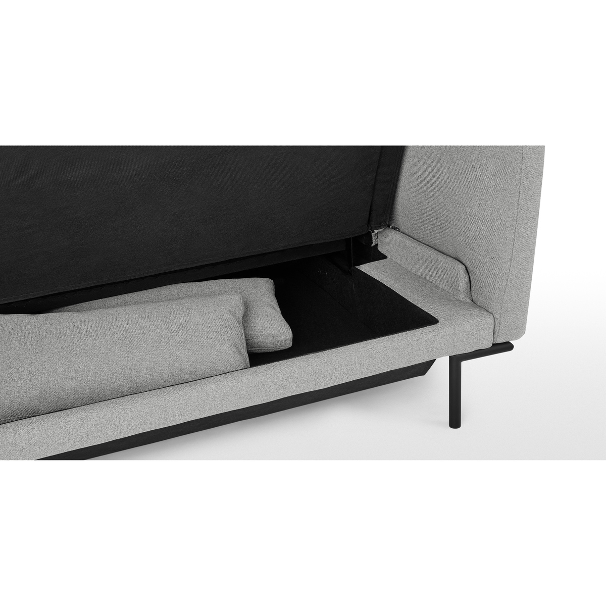 Harlow Sofa Bed with Storage, Mountain Grey – image 6