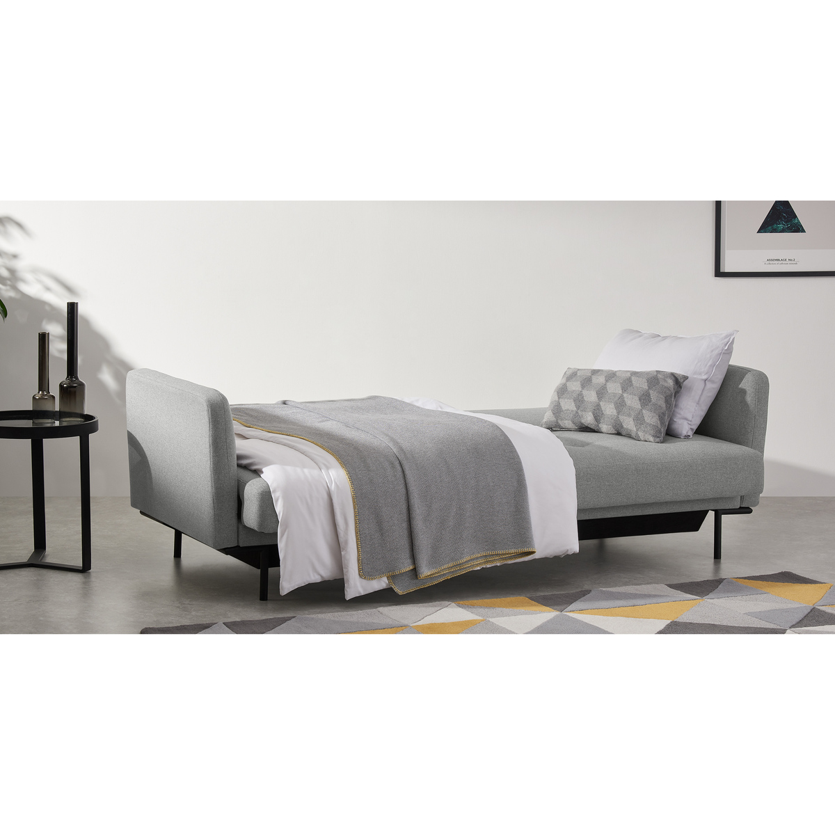 Harlow Sofa Bed with Storage, Mountain Grey – image 8