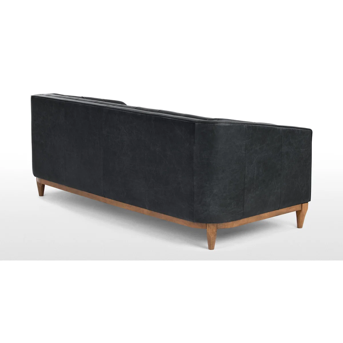 Rogers 3 Seater Sofa, Oxford Black Premium Leather – image 4