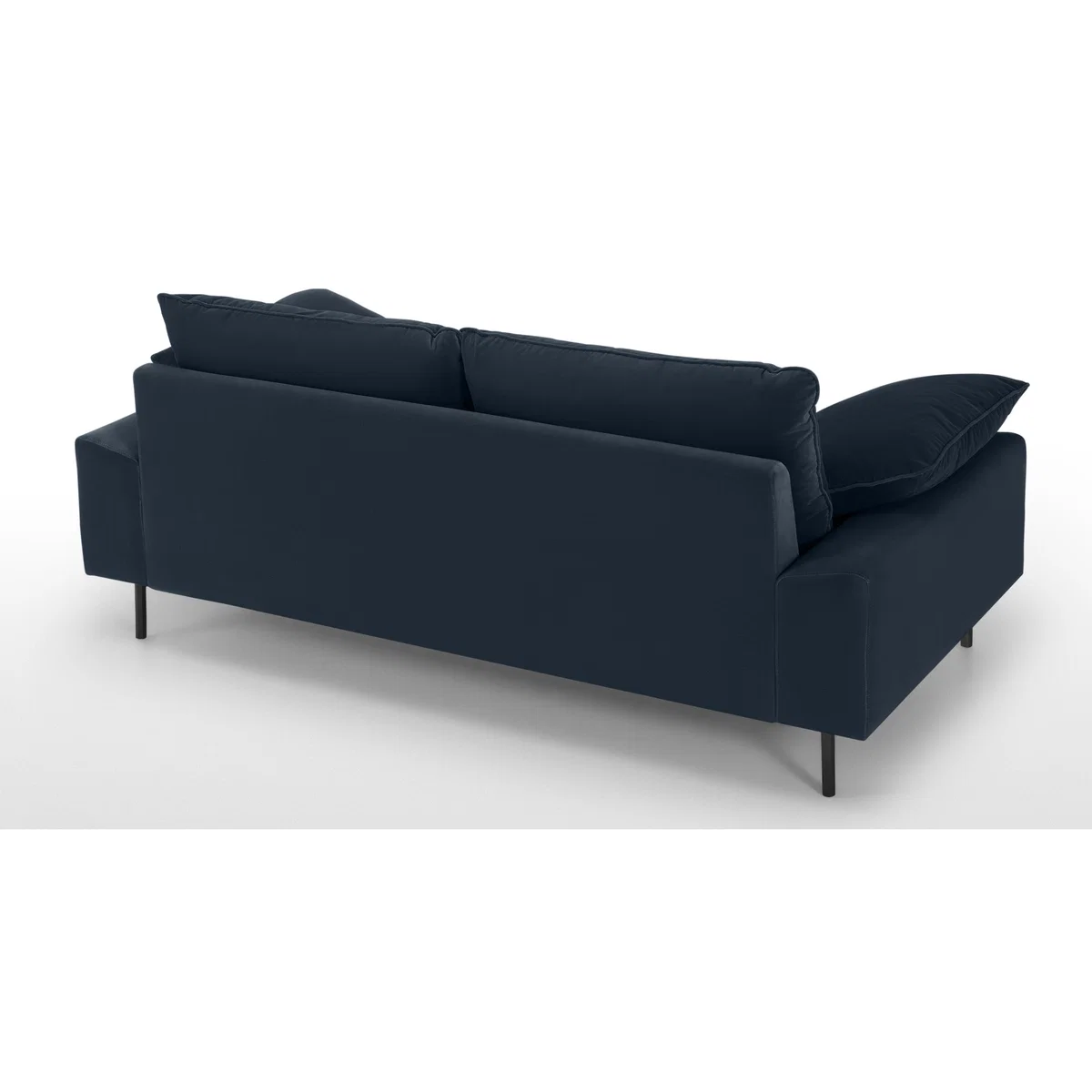 Fallyn Large 2 Seater Sofa, Navy Cotton Velvet – image 5