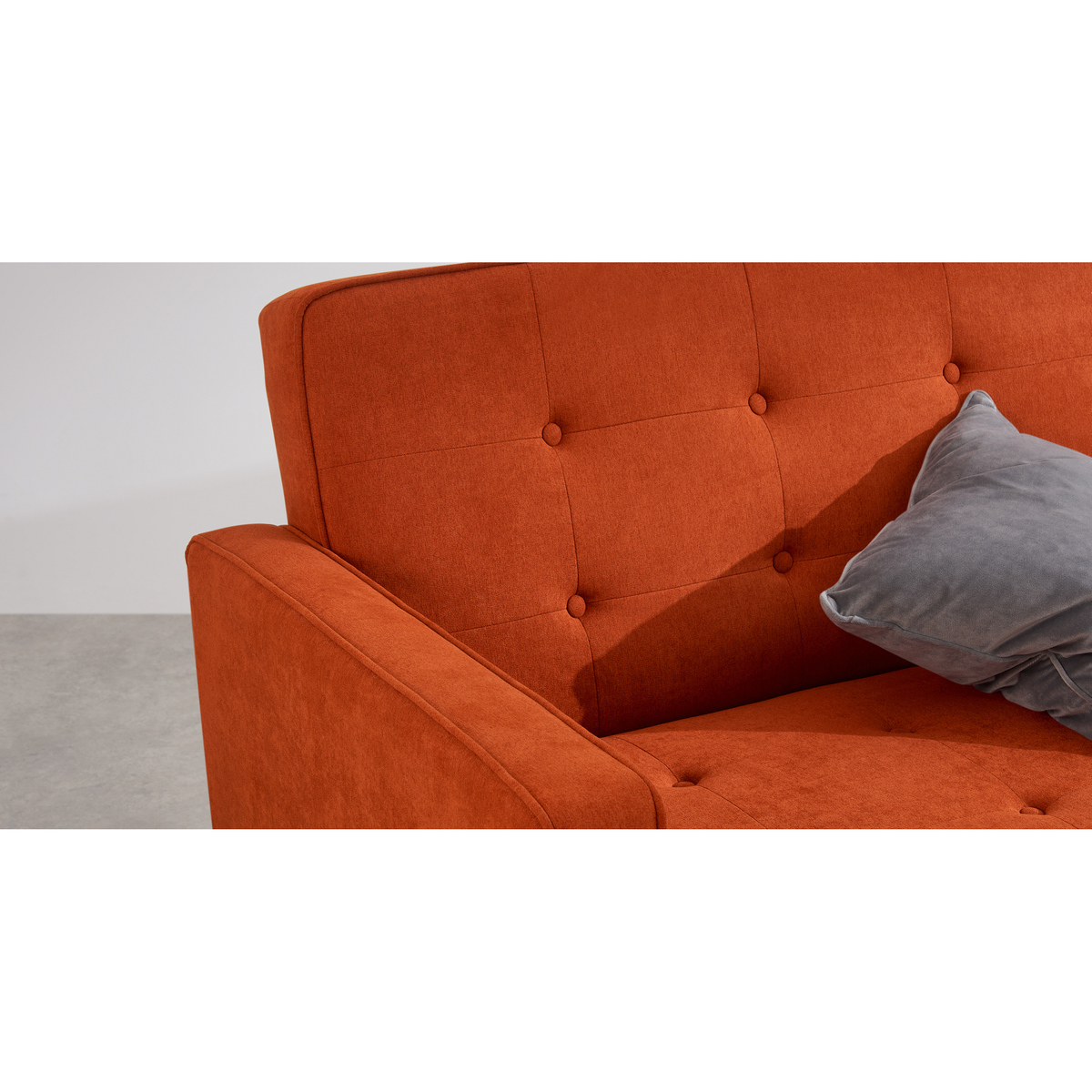 Rosslyn Click Clack Sofa Bed, Sedona Orange – image 6