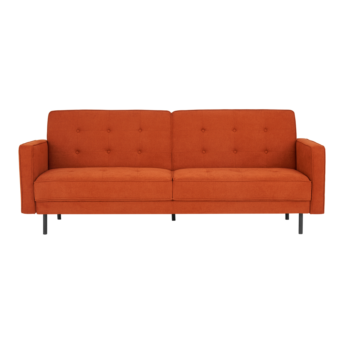 Rosslyn Click Clack Sofa Bed, Sedona Orange – image 1