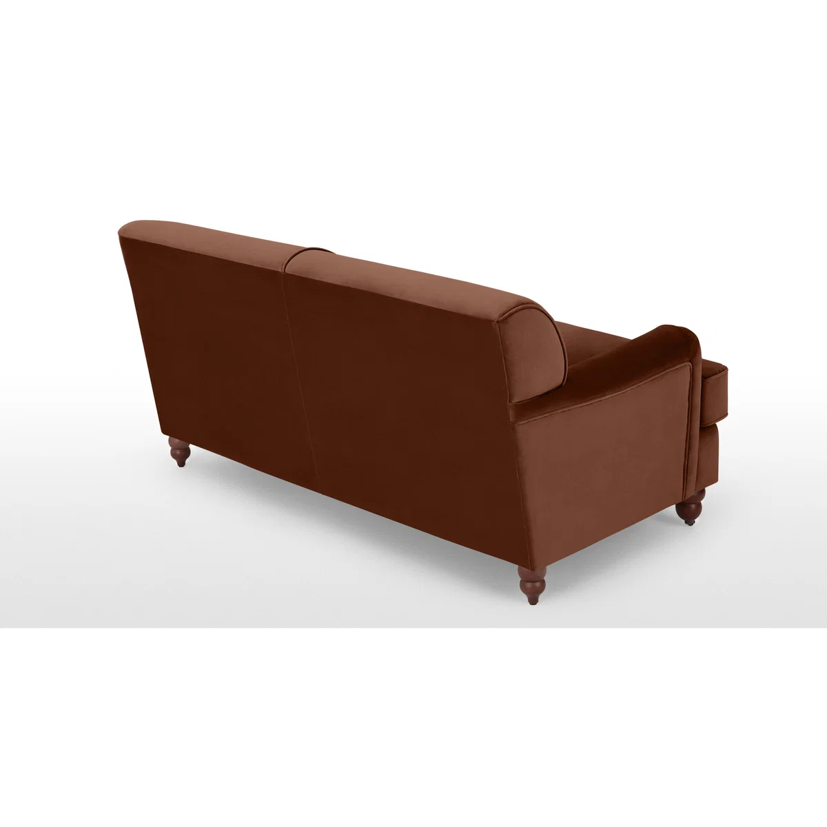 Orson 2 Seat Sofa, Warm Caramel Velvet – image 5