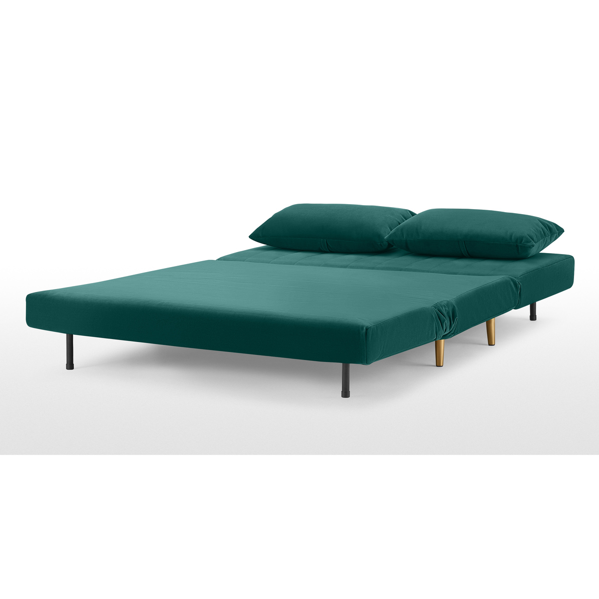 Bessie Large Double Sofa Bed, Seafoam Blue Velvet – image 5