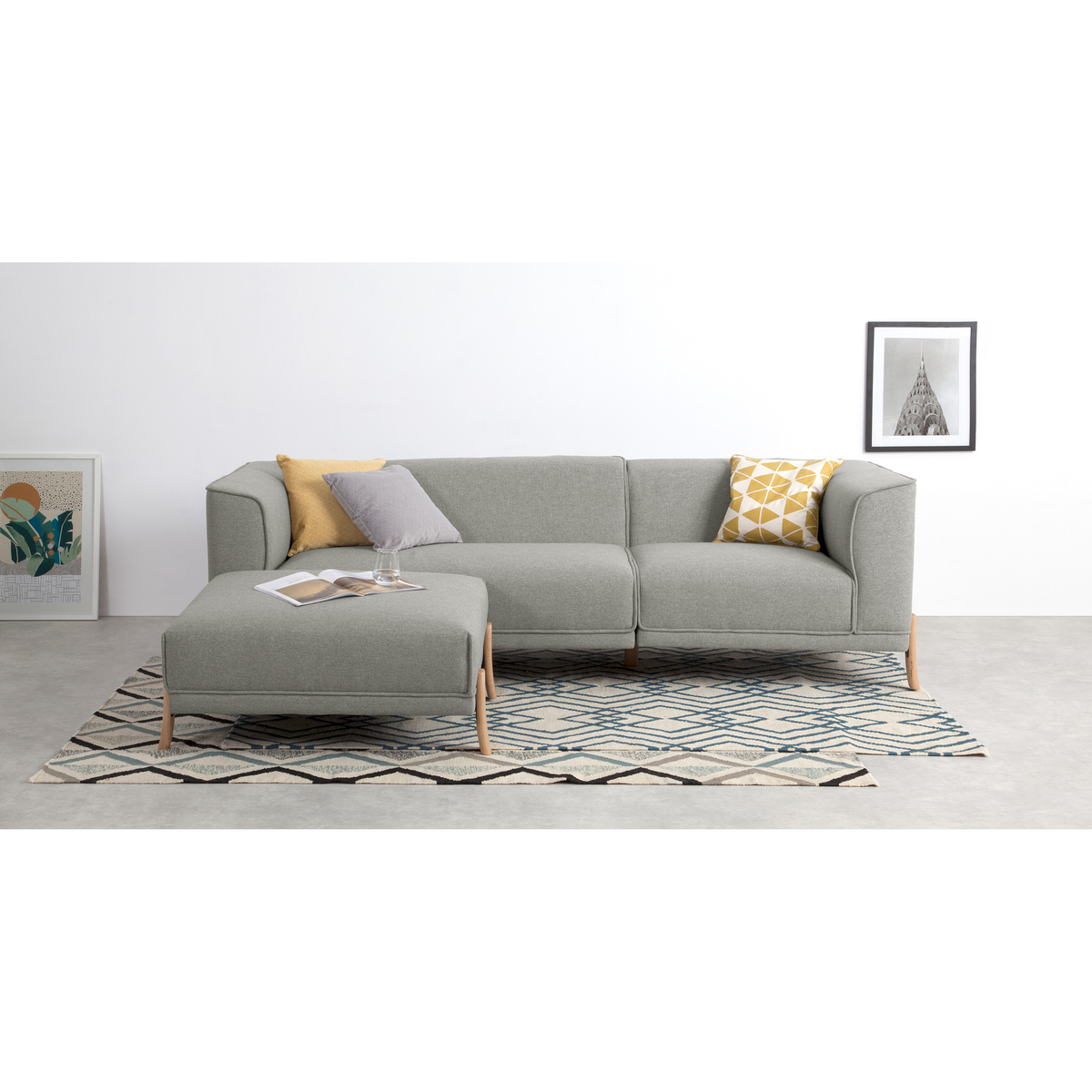 Magnus Right Hand Facing Corner Sofa Group, Mountain Grey – image 3