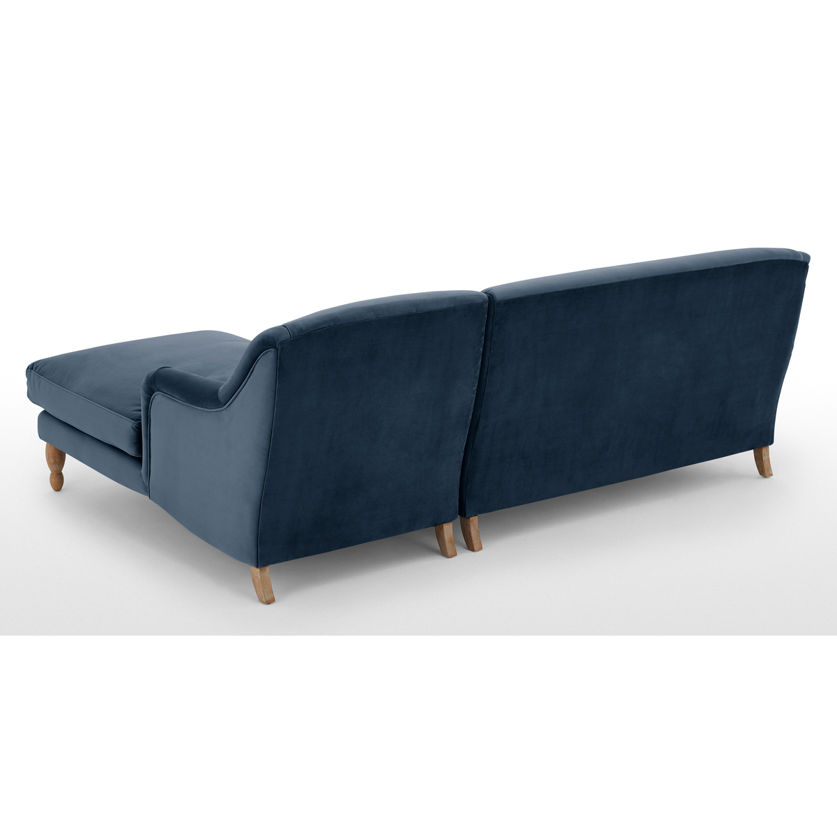 Ariana Right Hand Facing Chaise End Corner Sofa, Sapphire Velvet – image 3