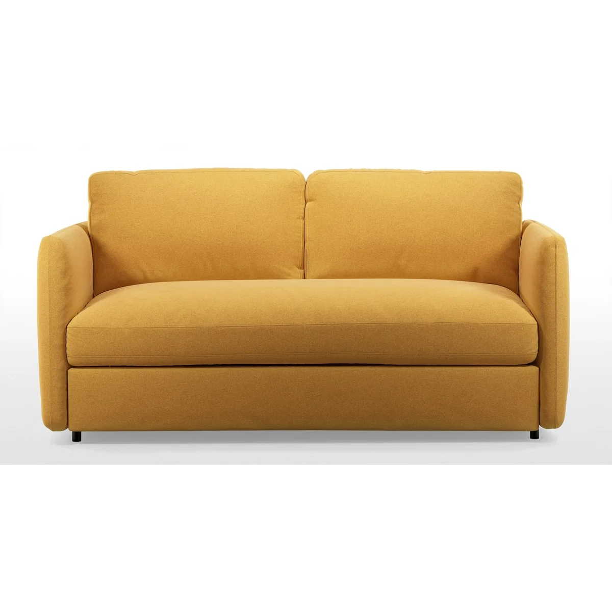 Custom MADE Fletcher 3 Seater Sofabed with Memory Foam Mattress, Yolk Yellow – image 3