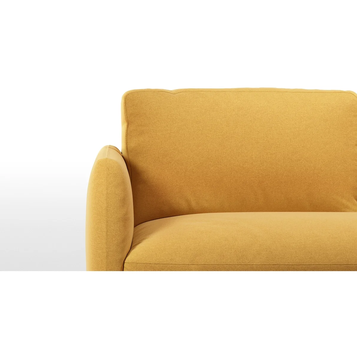 Custom MADE Fletcher 3 Seater Sofabed with Memory Foam Mattress, Yolk Yellow – image 5