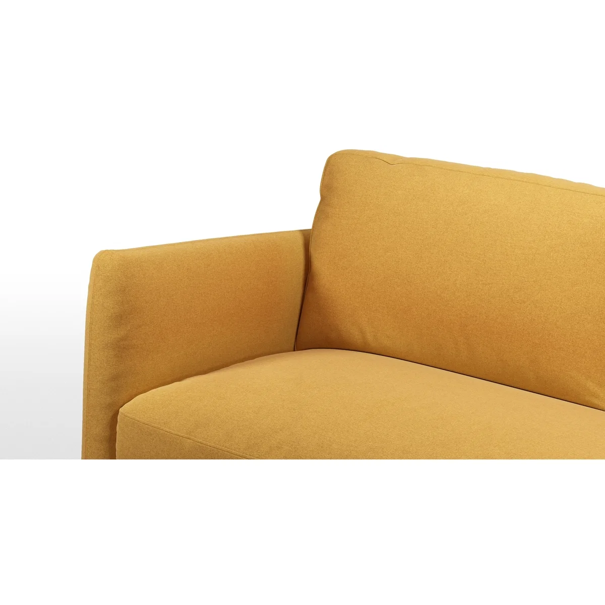 Custom MADE Fletcher 3 Seater Sofabed with Memory Foam Mattress, Yolk Yellow – image 6
