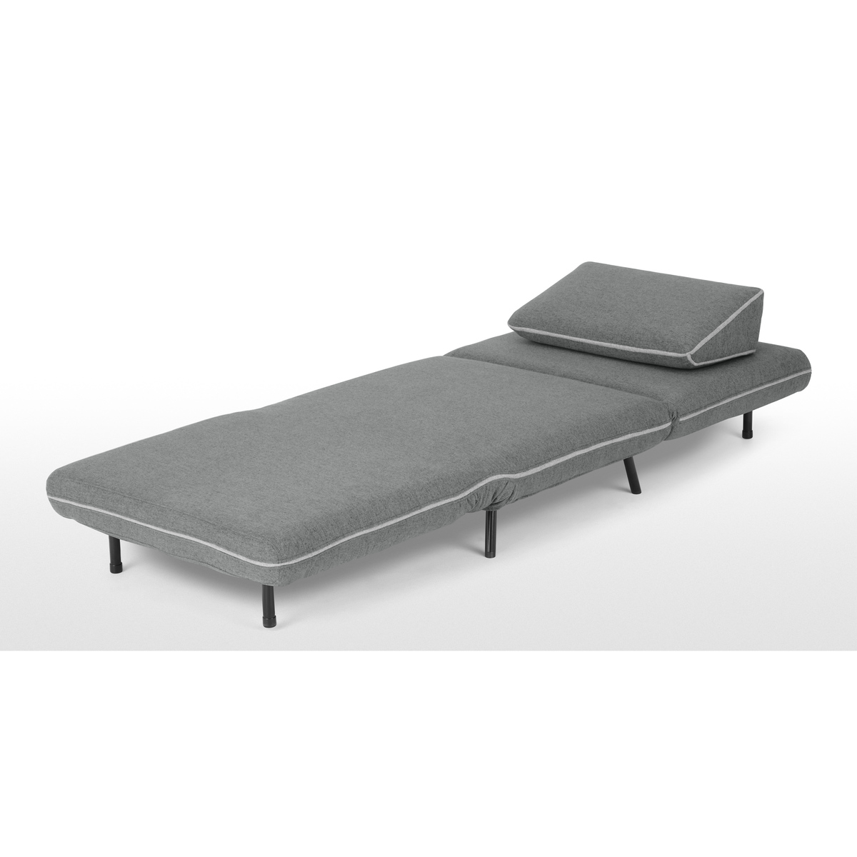 Kahlo Single Seat Sofa Bed, Salt Grey – image 6