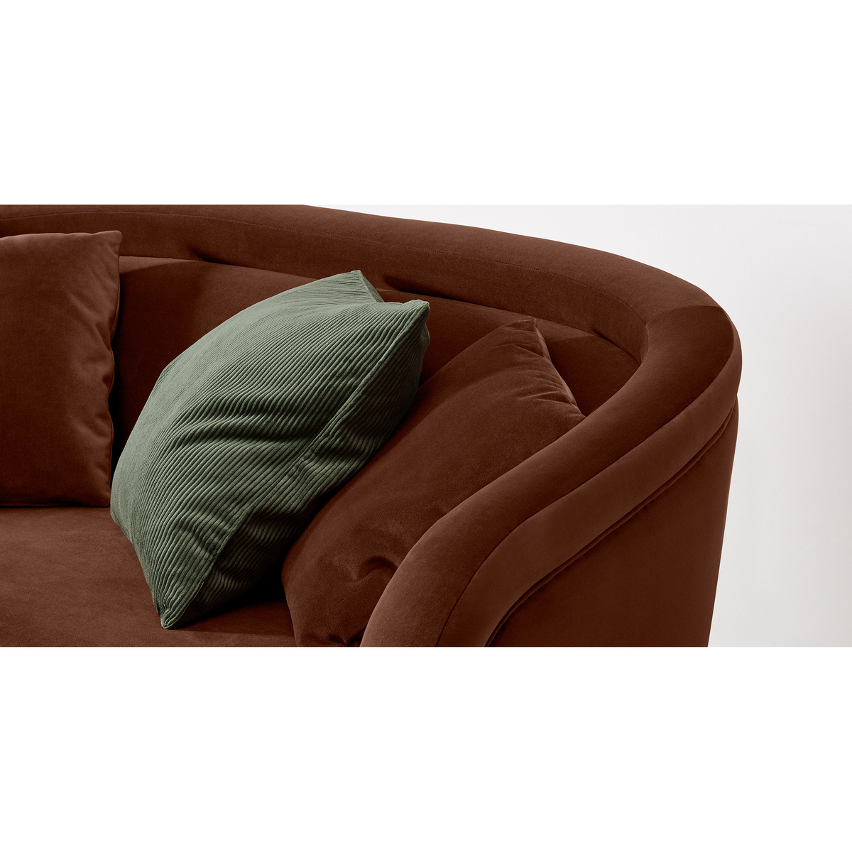 Caswell 2 Seater Sofa, Warm Caramel Velvet – image 4
