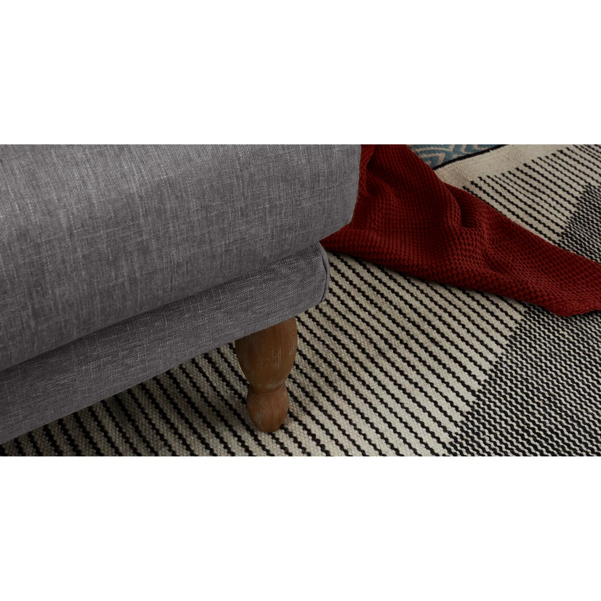 Ariana Left Hand Facing Chaise End Corner Sofa, Graphite Grey – image 3