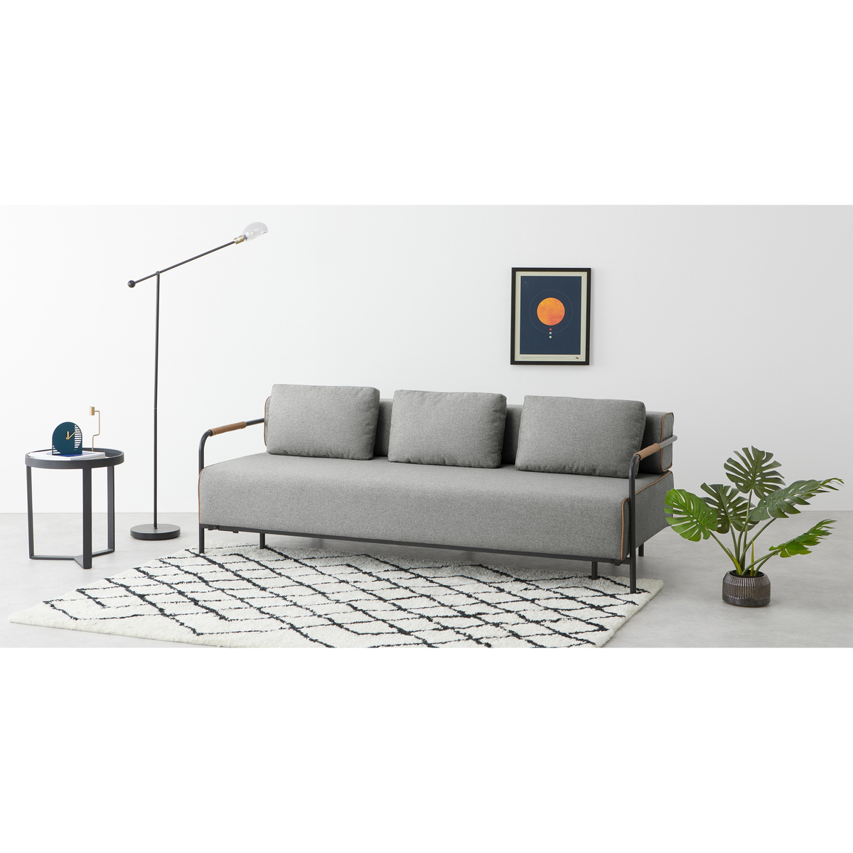 Nestor Sofa Bed, Mountain Grey – image 2