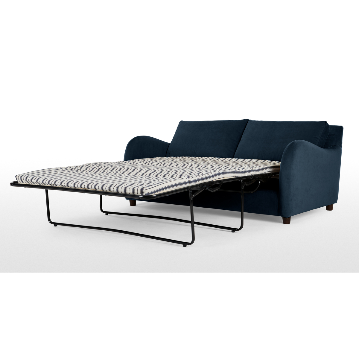 Sofia 2 Seater Sofabed, Plush Indigo Velvet – image 4