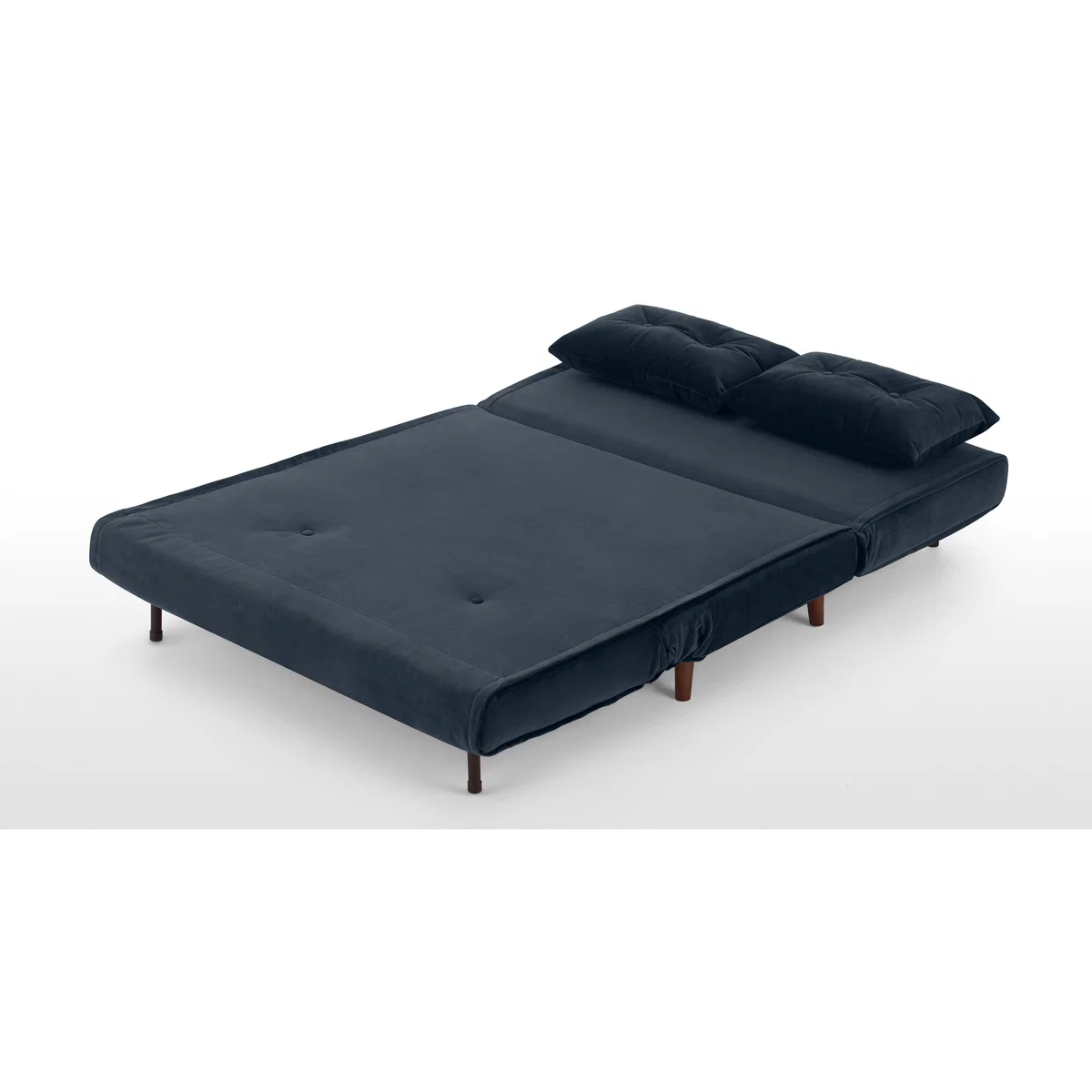 Haru Small Sofa Bed, Sapphire Blue Velvet – image 5
