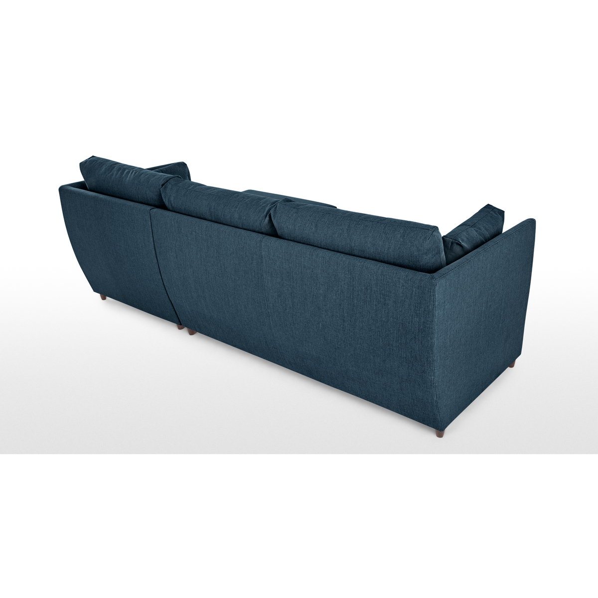 Milner Right Hand Facing Corner Storage Sofa Bed with Memory Foam Mattress, Arctic Blue – image 3