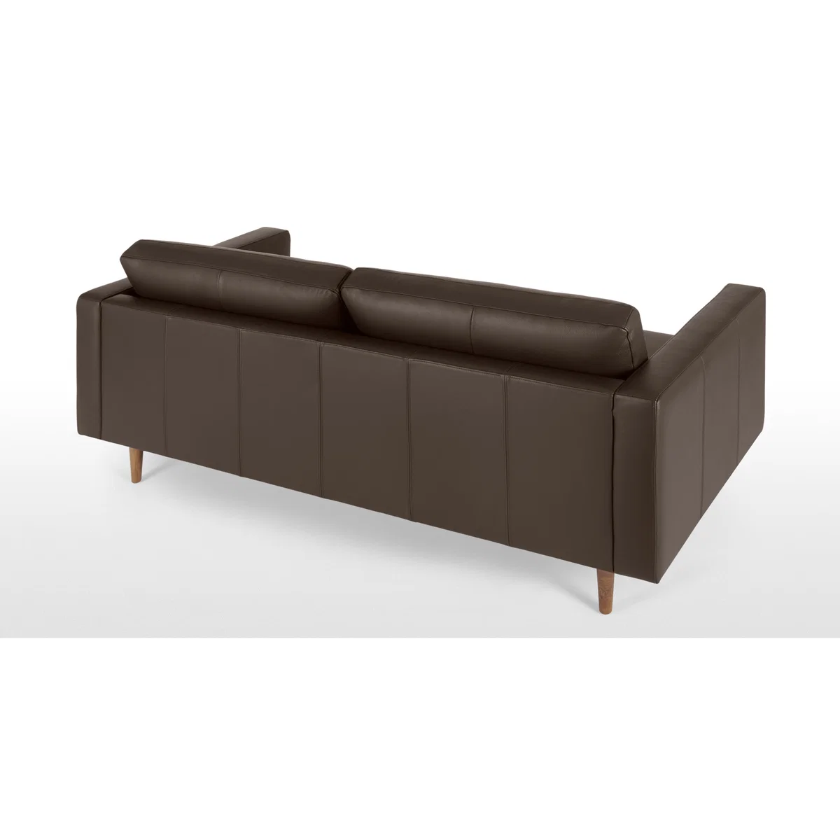Leighton Large 2 Seater Sofa, Dark Brown Leather – image 5