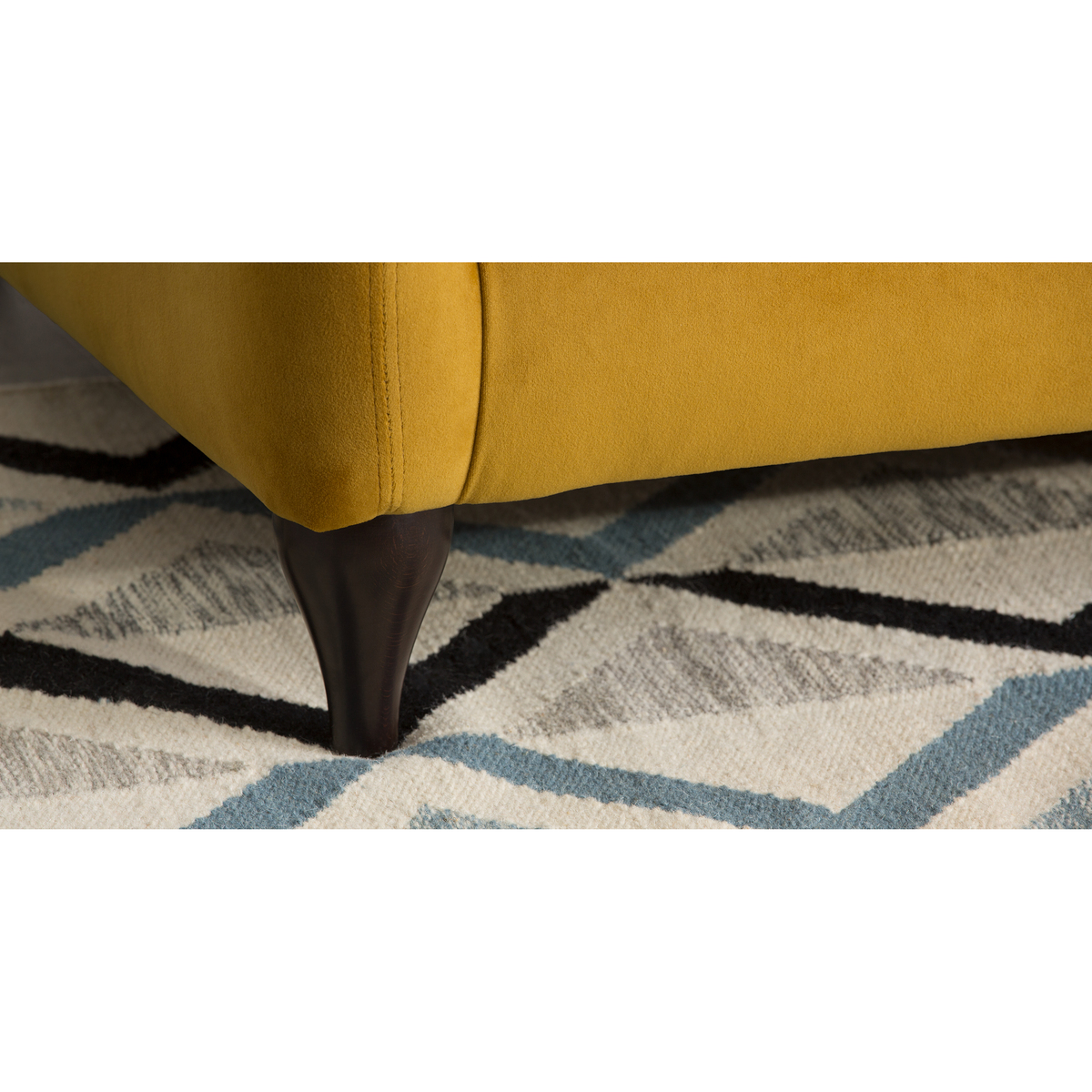 Sofia 2 Seater Sofa, Plush Turmeric Velvet – image 3