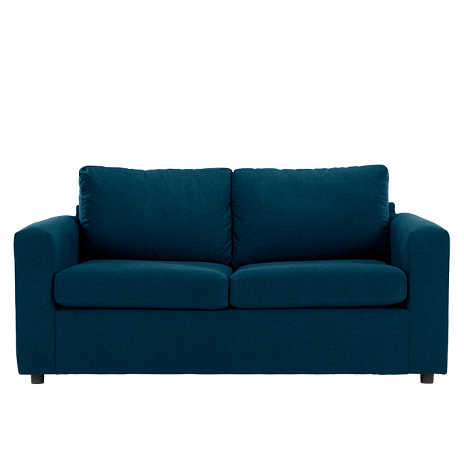 MADE Essentials Felix 2 Seater Sofa Bed with Foam Mattress, Shetland Blue – image 5