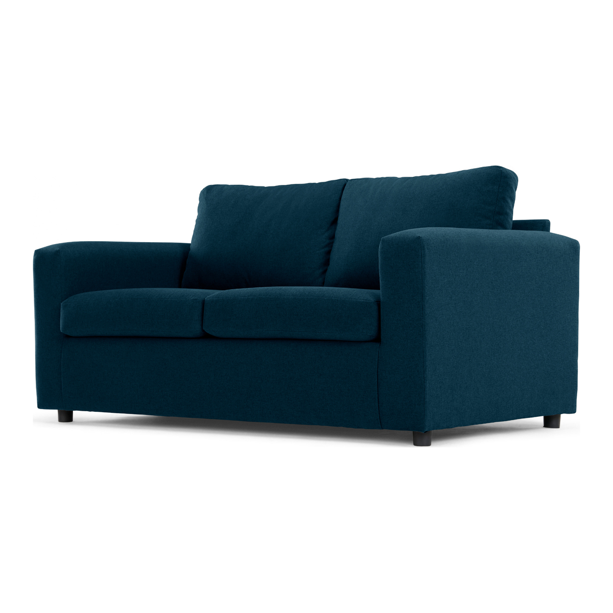 MADE Essentials Felix 2 Seater Sofa Bed with Foam Mattress, Shetland Blue – image 1