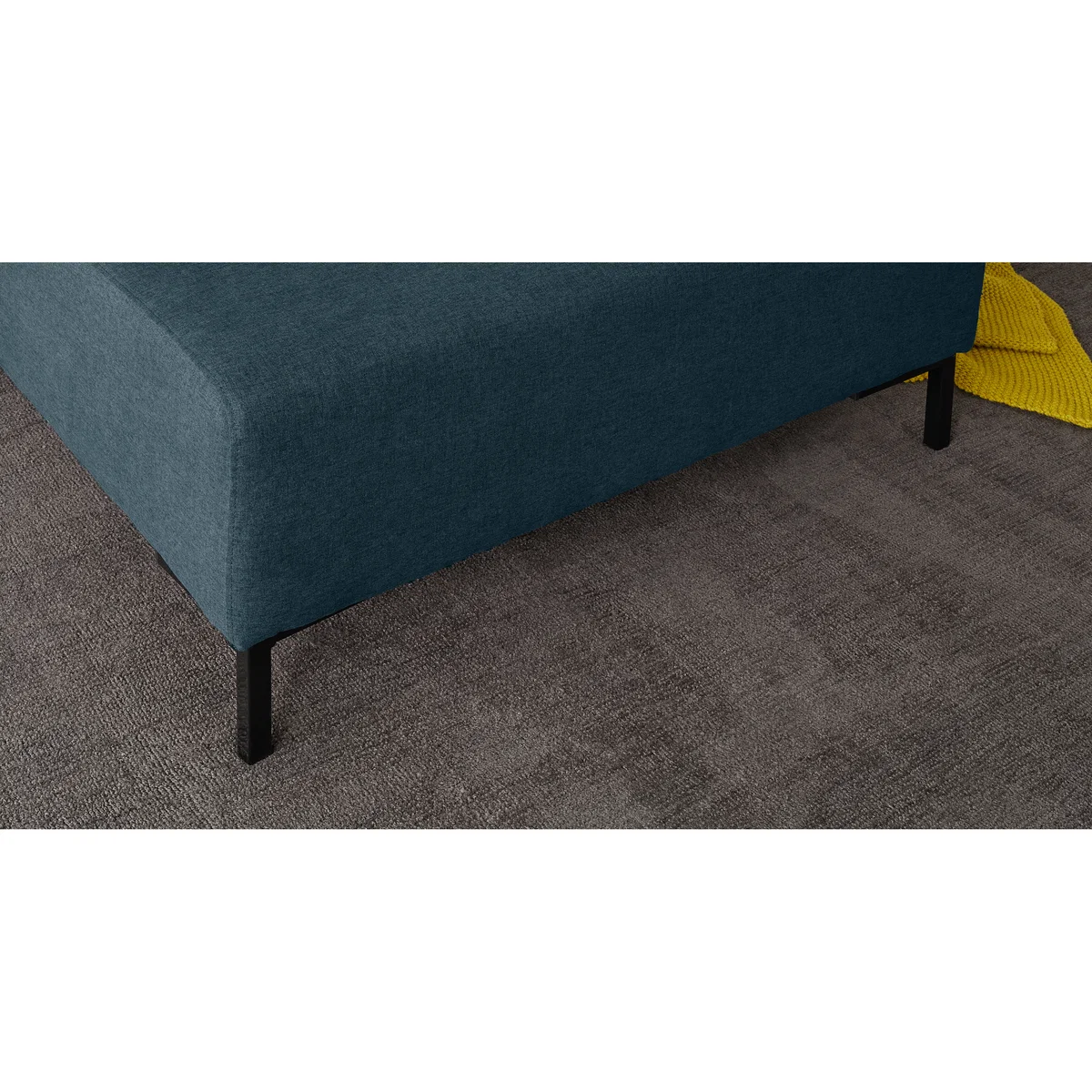 MADE Essentials Oskar 3 Seater Left Hand Facing Compact Corner Chaise End Sofa, Aegean Blue – image 4