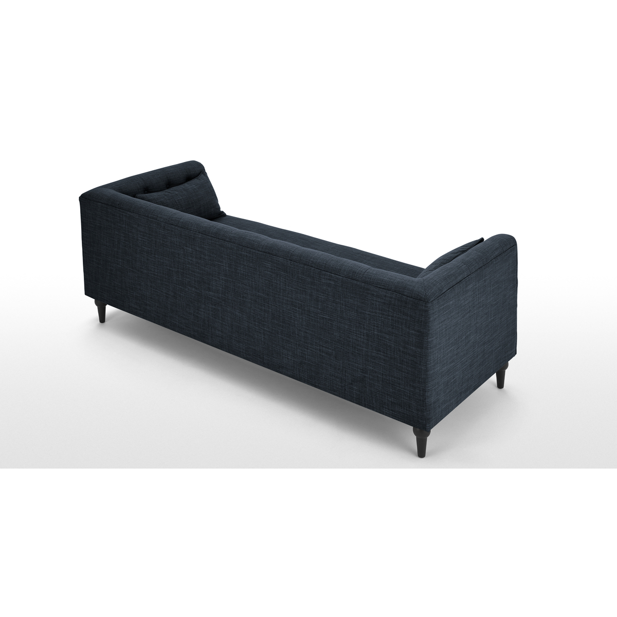 Flynn 3 Seat Sofa, Atlantic Blue Linen Mix – image 4
