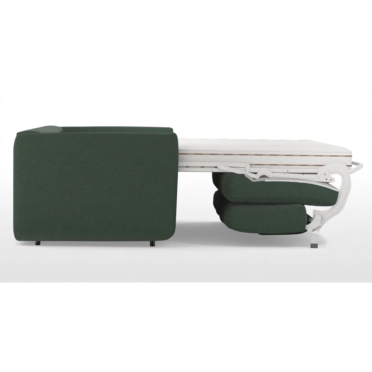 Custom MADE Fletcher 3 Seater Sofabed with Pocket Sprung Mattress, Woodland Green – image 4