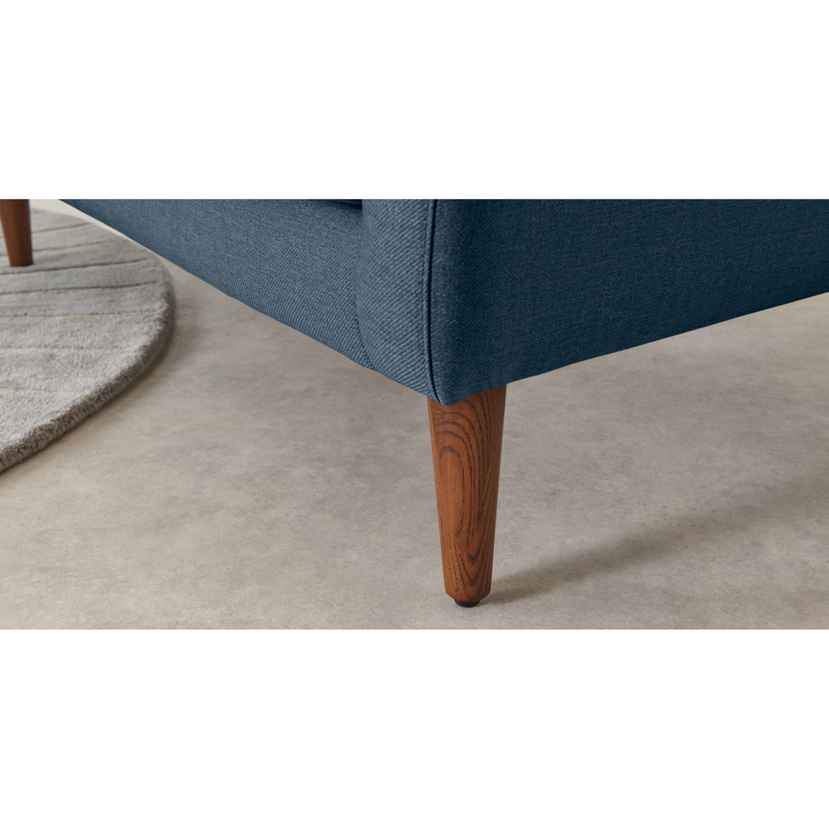 Walker Right Hand Facing Chaise Corner Sofa, Orleans Blue – image 6