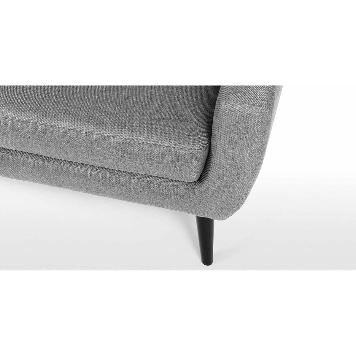 Ritchie 2 Seater Sofa, Pearl Grey with Rainbow Buttons – image 4