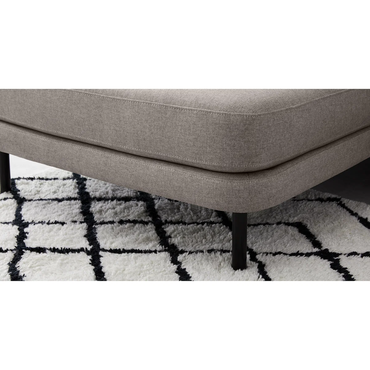 Herman Left Hand Facing Chaise End Corner Sofa, Manhattan Grey – image 3