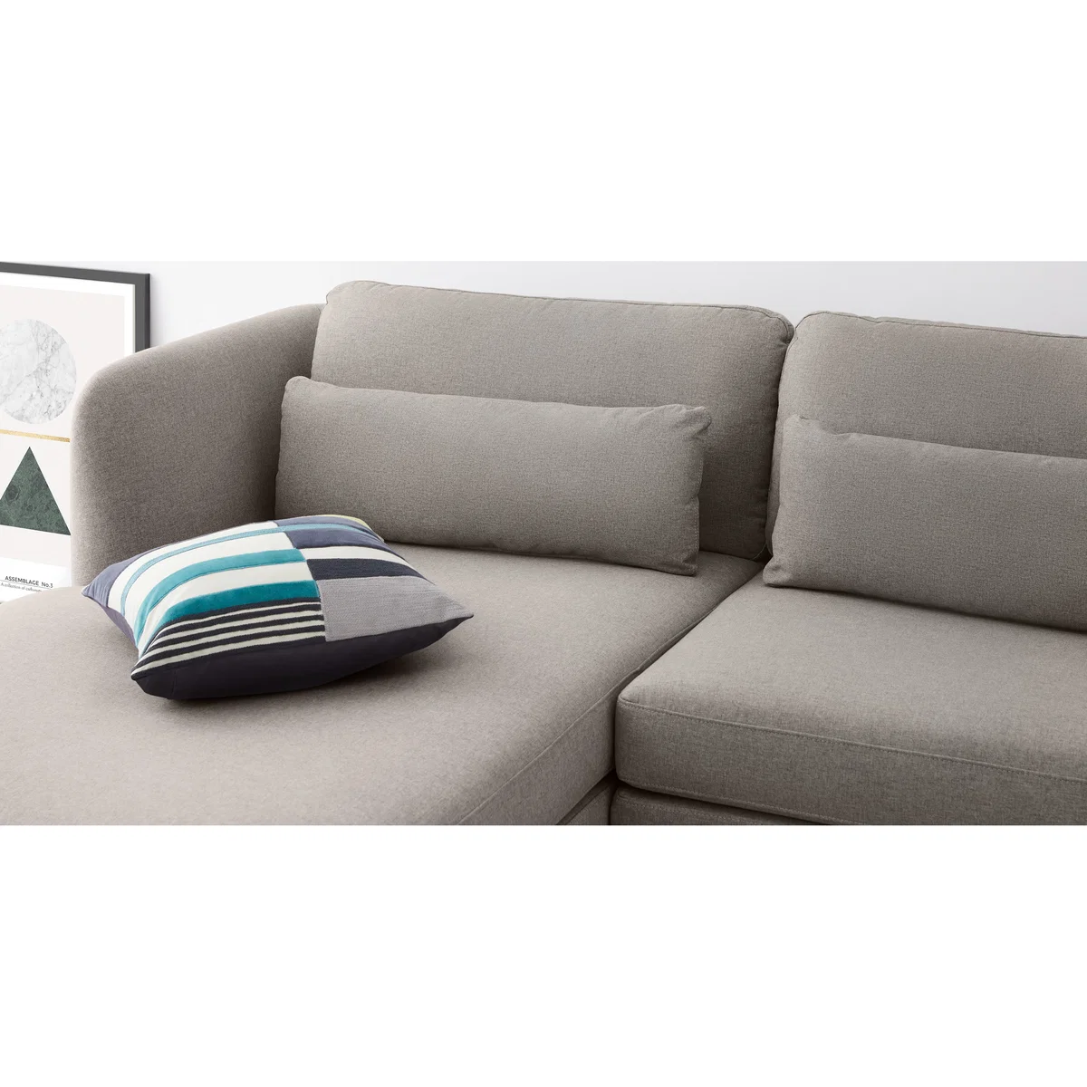 Herman Left Hand Facing Chaise End Corner Sofa, Manhattan Grey – image 5