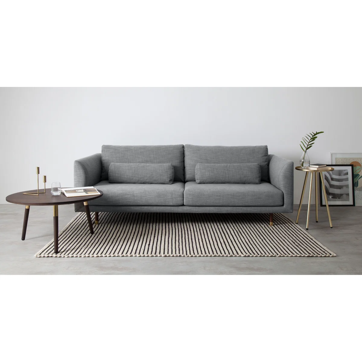 Jules 2 Seater Sofa, Austria Grey – image 3