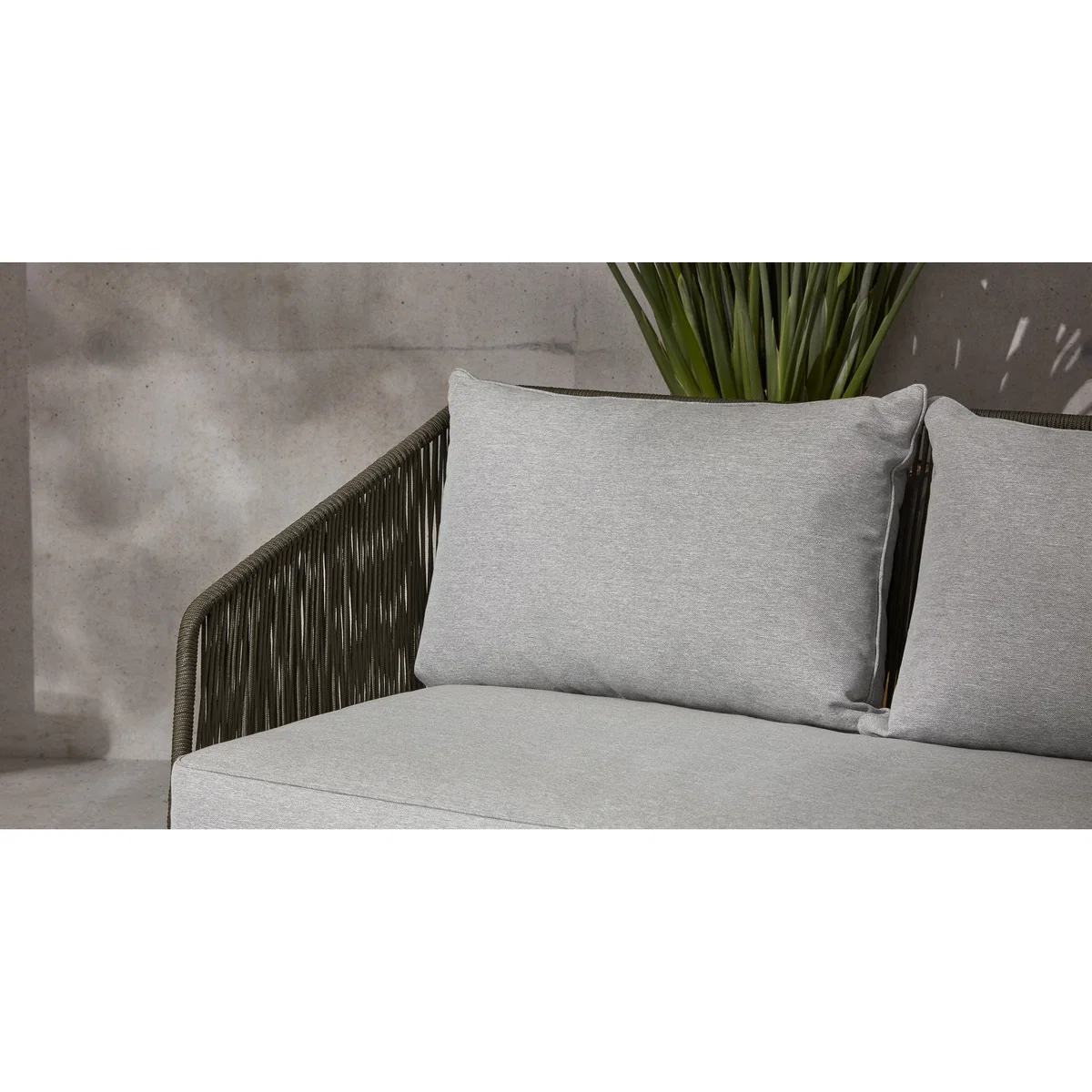 Alif Garden 2 Seater Sofa, Grey Eucalyptus Wood – image 4