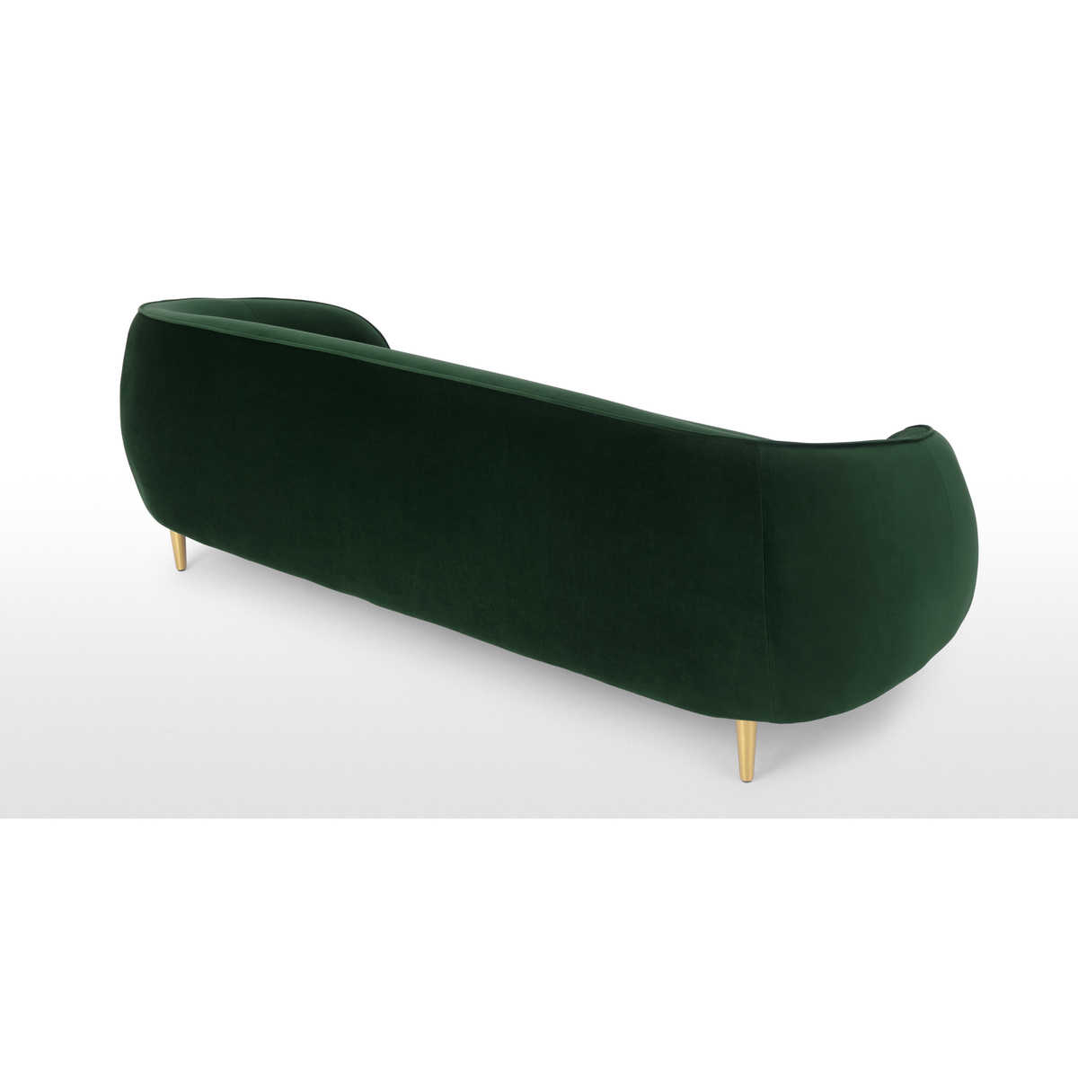 Trudy 3 Seater Sofa, Pine Green Velvet – image 5