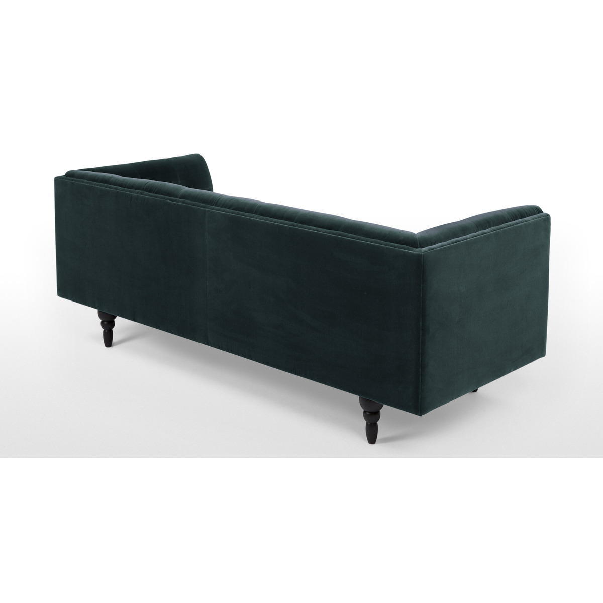 Connor 3 Seater Sofa, Petrol Cotton Velvet – image 4