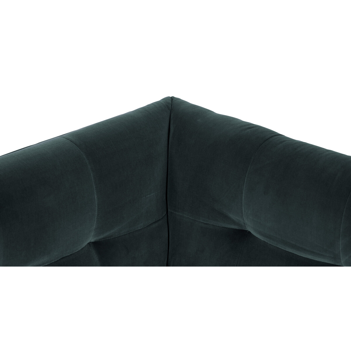 Connor 3 Seater Sofa, Petrol Cotton Velvet – image 5