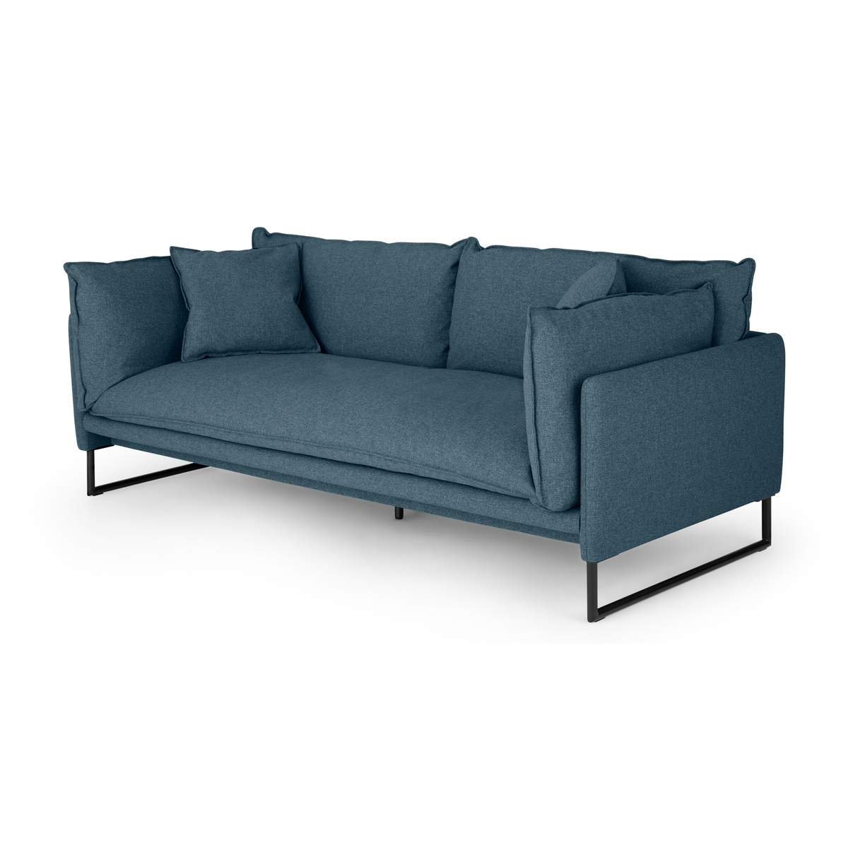 Malini 3 Seater Sofa, Orleans Blue – image 2
