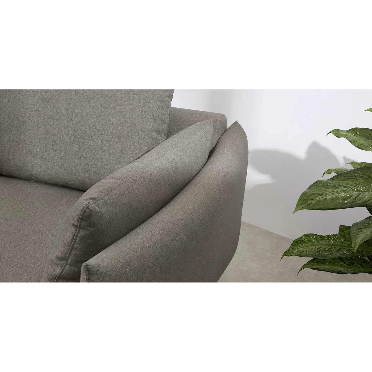 Vento Right Hand Facing Chaise End Sofa Bed, Manhattan Grey – image 6