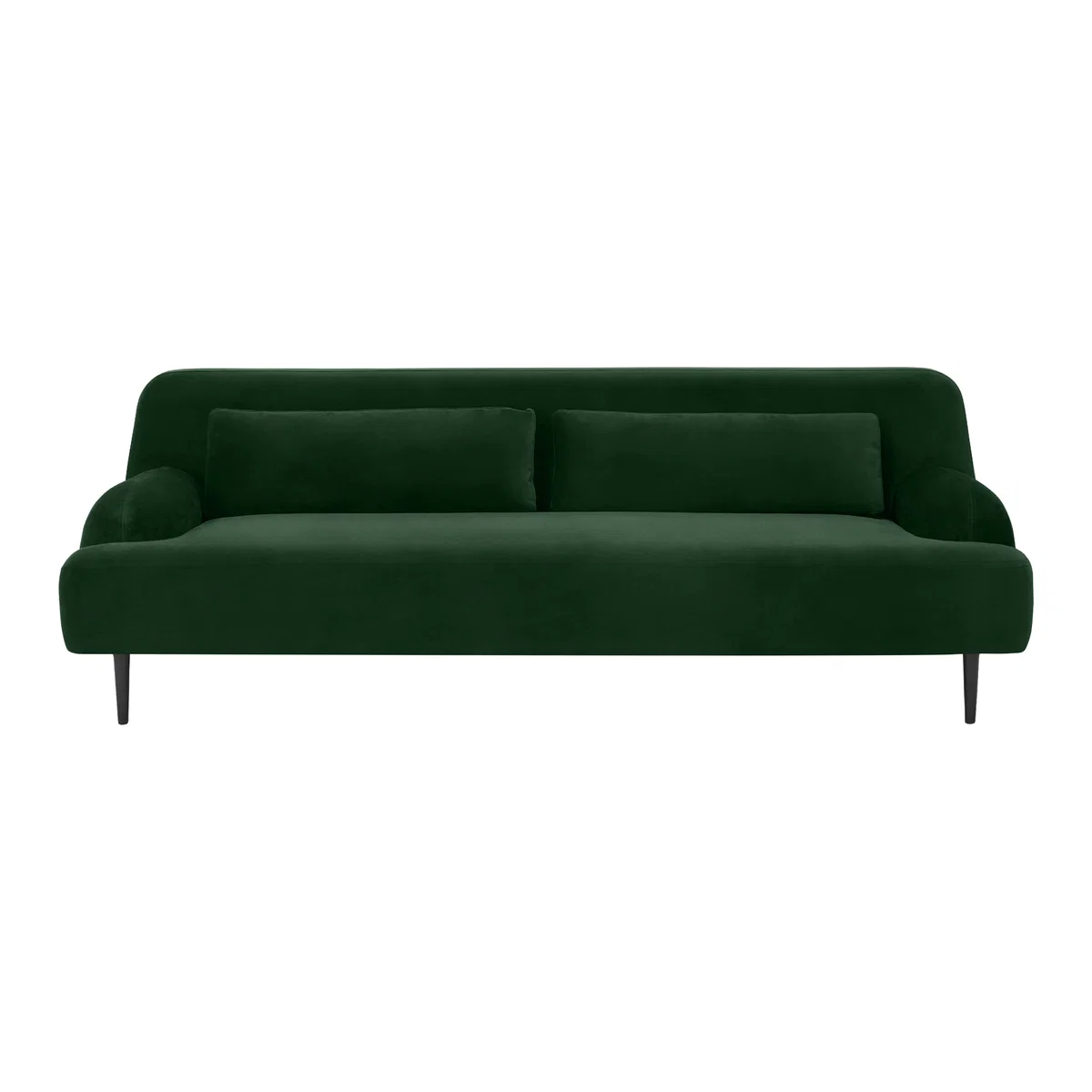 Giselle 3 Seater Sofa, Pine Green Velvet – image 2