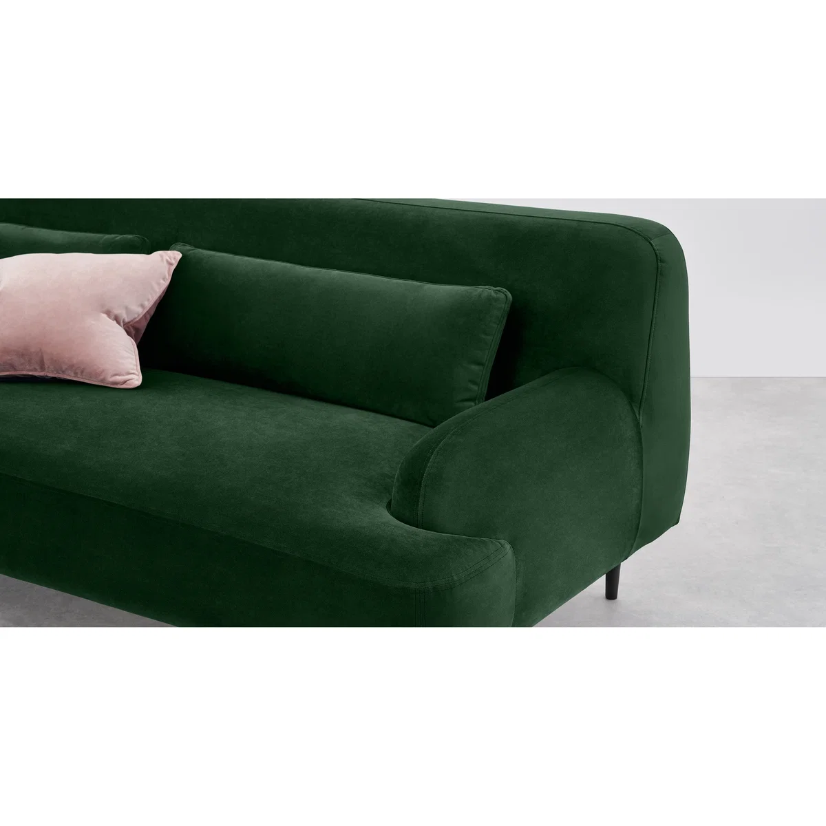 Giselle 2 Seater Sofa, Pine Green Velvet – image 4